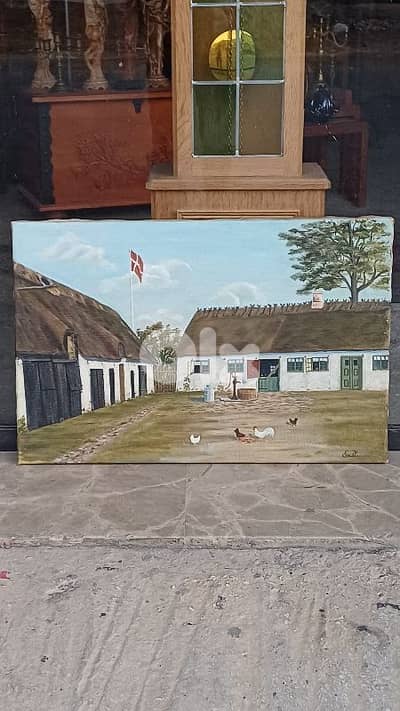 لوحة رسم زيتي اوروبية