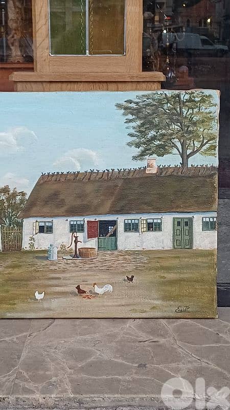 لوحة رسم زيتي اوروبية 3