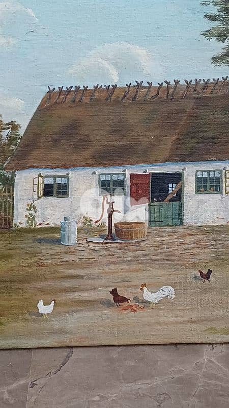 لوحة رسم زيتي اوروبية 7