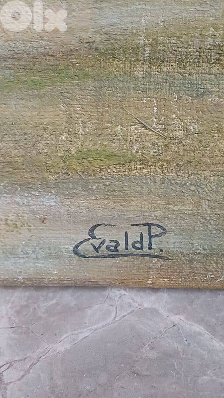 لوحة رسم زيتي اوروبية 8