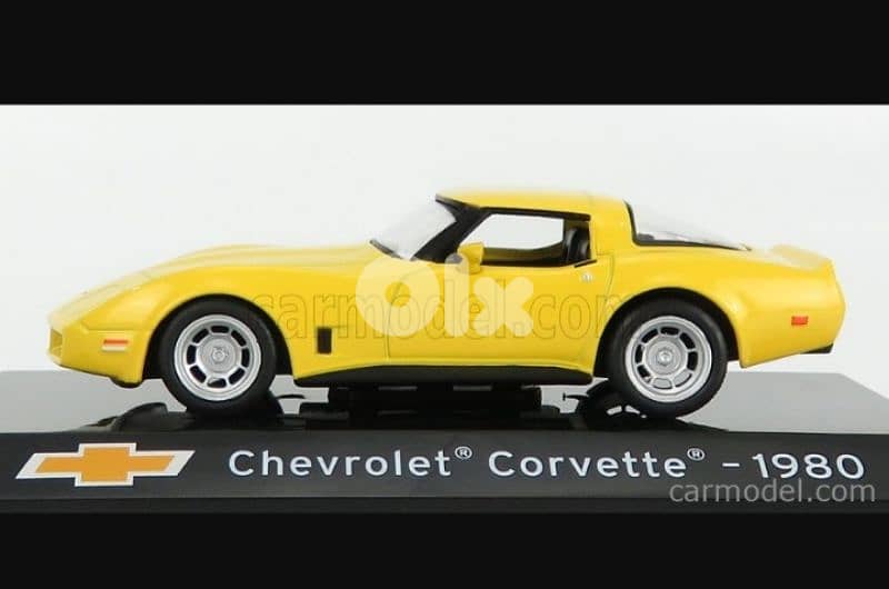 Chevrolet Corvette 1980 diecast car model 1;43 1