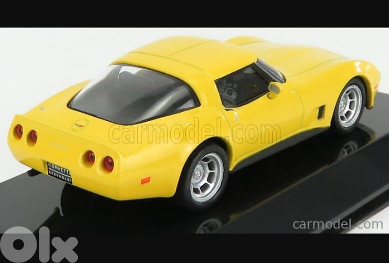 Chevrolet Corvette 1980 diecast car model 1;43 2