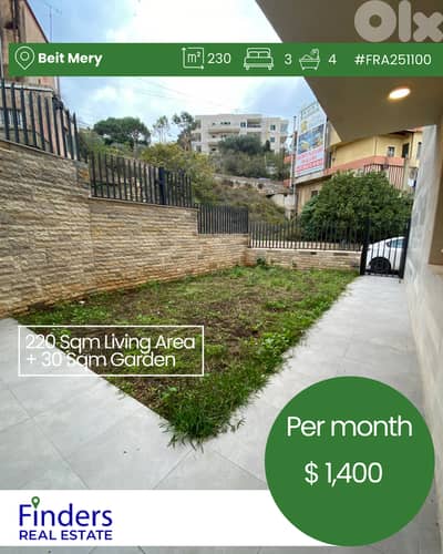 Apartment for rent in Beit Mery!  Apartment for rent in Beit Mery!