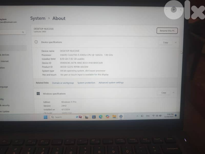 DELL LATITUDE 5400 2