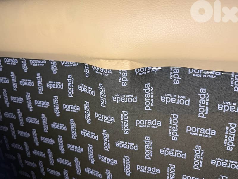 Elegant Italian Porada Sofa – Like New! 3