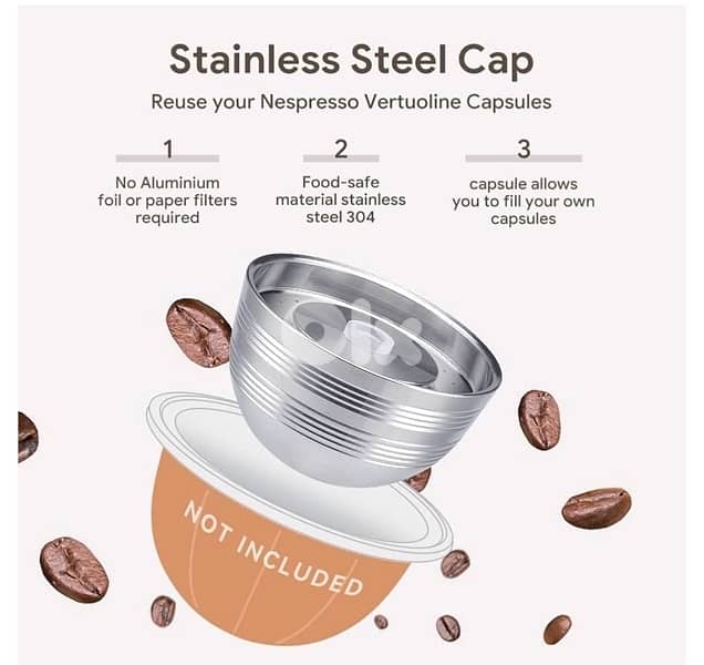 Nespresso Vertuo refillable/reusable capsule 1