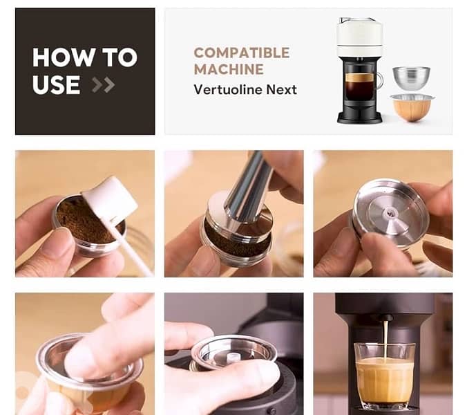 Nespresso Vertuo refillable/reusable capsule 4