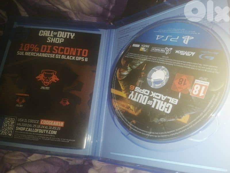 ps4 cd for sale call of duty , super clean as new 1