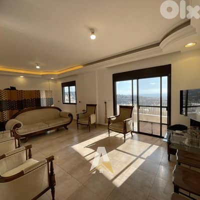 170 sqm Apartment With Panoramic Sea & City View in MANSOURIEH