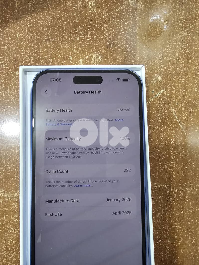 16 plus 256 clean batterry 100 3