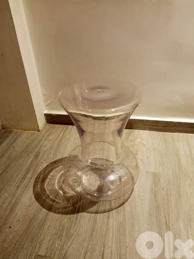 Transparent closed darbuka