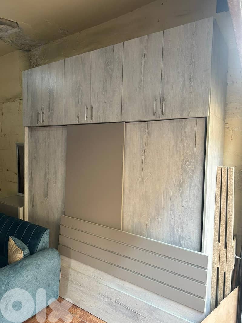 اوضة نوم طابقين سحاب مودرن شبه جديدة 1