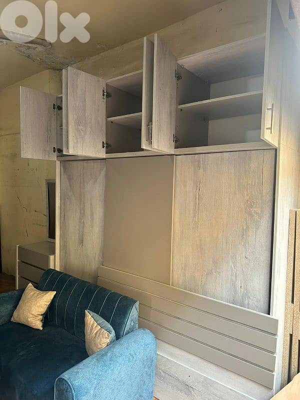 اوضة نوم مودرن تركي طابقين سحاب شبه جديدة 8