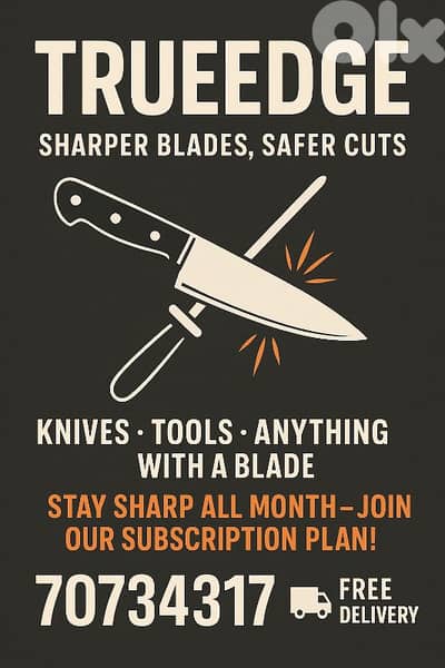 professional knives and blades sharpening