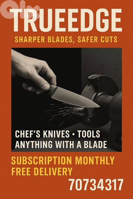 professional knives and blades sharpening 1