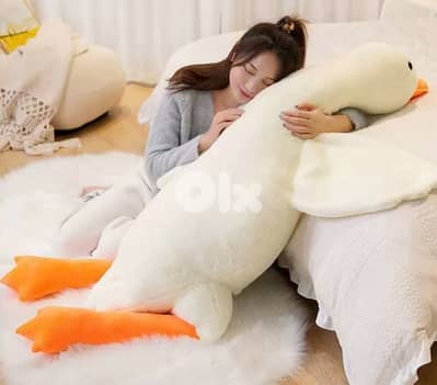 Brand New White Goose Plush Toy – Multiple Sizes Available
