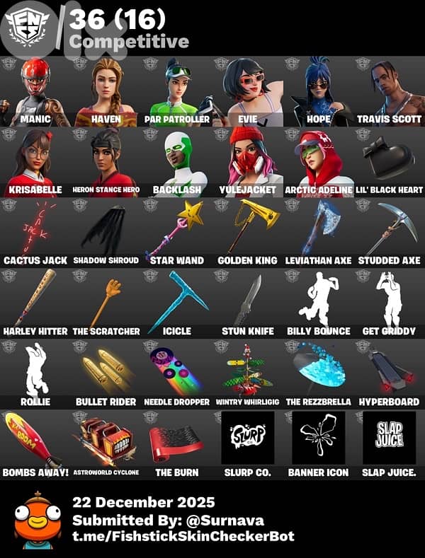 Fortnite account by surnava’s store 1