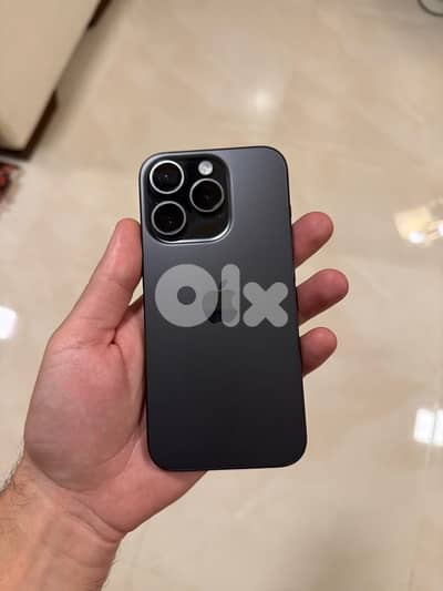 iPhone 15 Pro 256GB Black - Perfect Condition for Sale