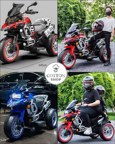 12V Electric Ride-on Motorcycle for Kids