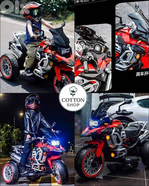 12V Electric Ride-on Motorcycle for Kids 2