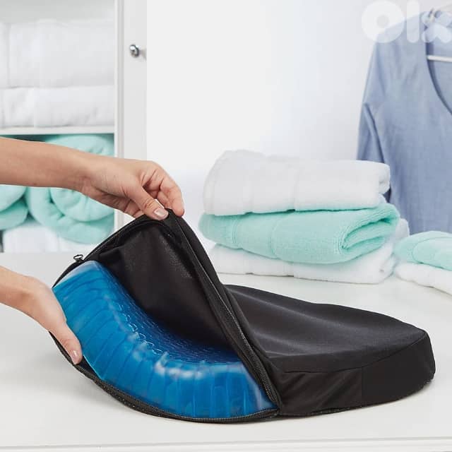 Egg Sitter Seat Cushion, Back Relief Polymer Pad for Car & Office 3