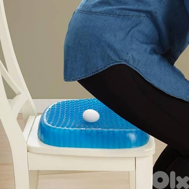 Egg Sitter Seat Cushion, Back Relief Polymer Pad for Car & Office 8