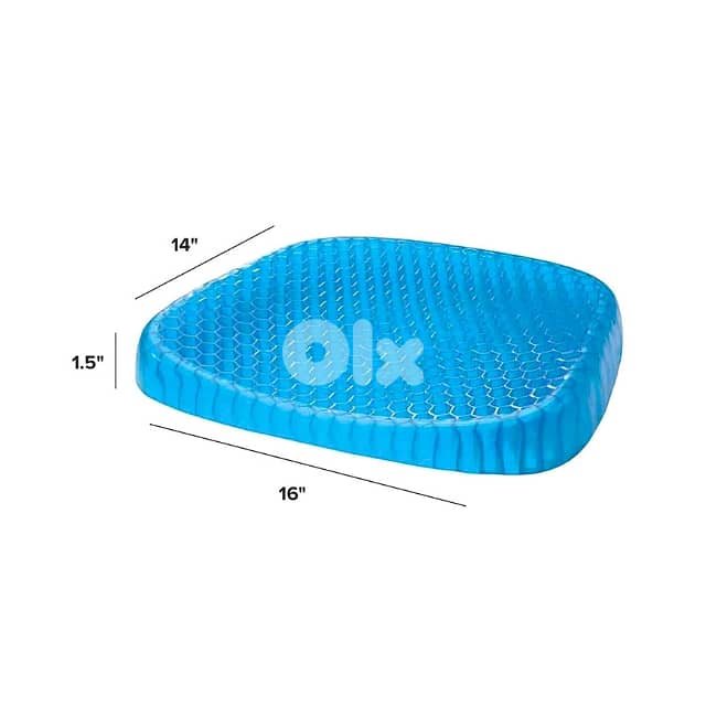 Egg Sitter Seat Cushion, Back Relief Polymer Pad for Car & Office 10