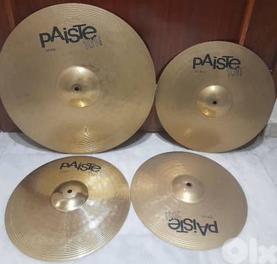 paiste set cymbals
