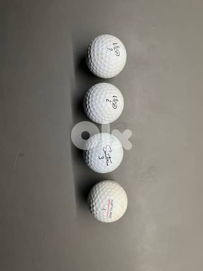 4 Premium Golf Balls (Vice Pro / Kirkland Performance+ / Saintnine U-P