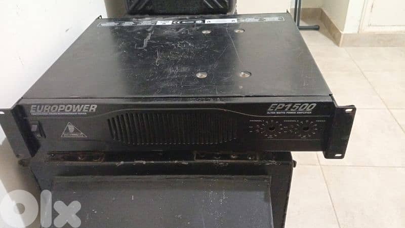 Europower behringer amplifier 1