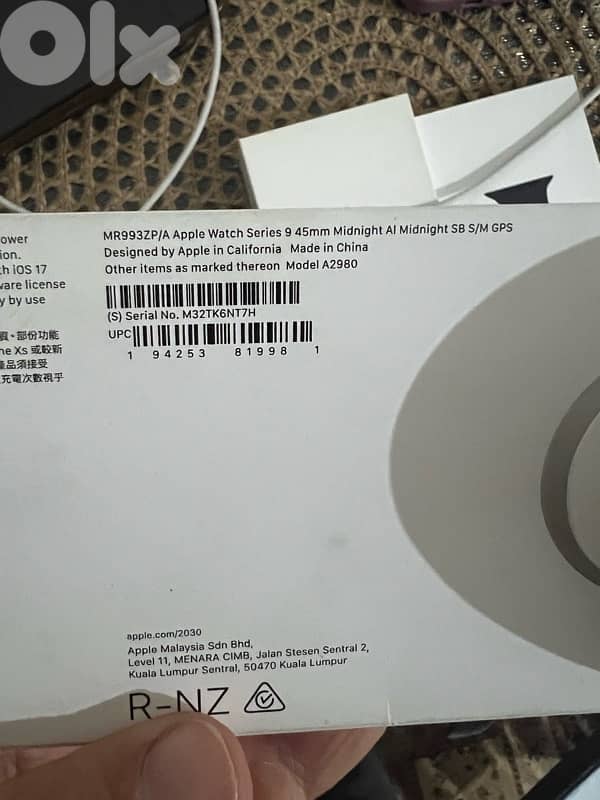 Apple Watch serie 9      45mm 1