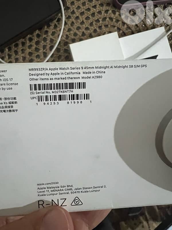 Apple Watch serie 9      45mm 2