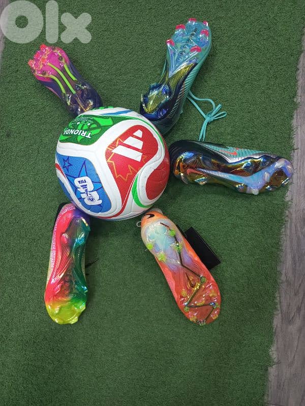 football shoes and football original طابات فوتبول حذاء كرة قدم 2