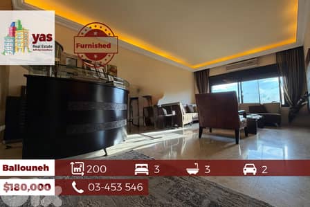 Ballouneh 200m2 | Prime Location | Furnished | Mint Condition | OGA |