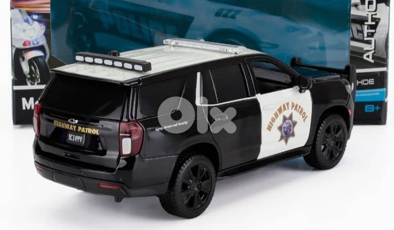 Chevrolet Tahoe 2021 (Highway Patrol) diecast car model 1;24 2
