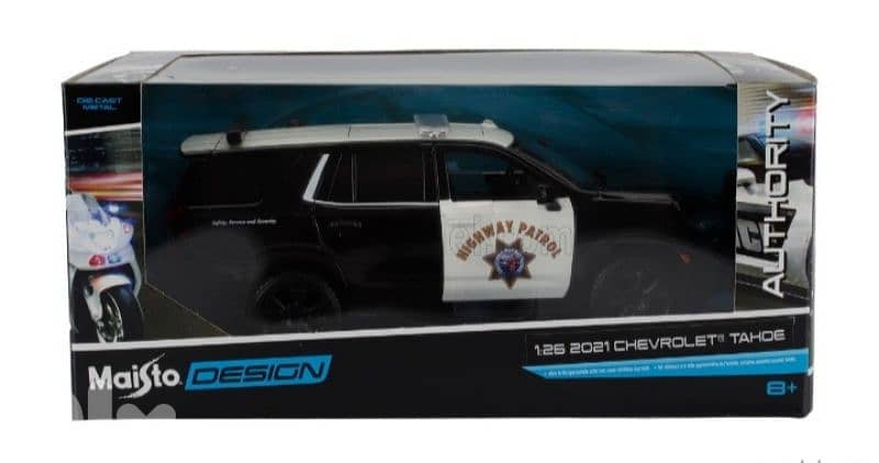 Chevrolet Tahoe 2021 (Highway Patrol) diecast car model 1;24 3