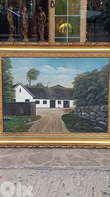 لوحة رسم زيتي اوروبية 3