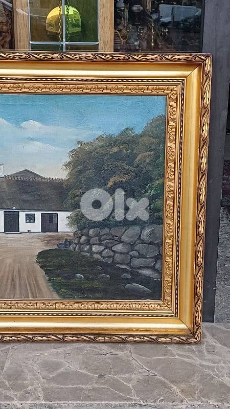 لوحة رسم زيتي اوروبية 4