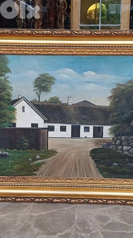 لوحة رسم زيتي اوروبية 5