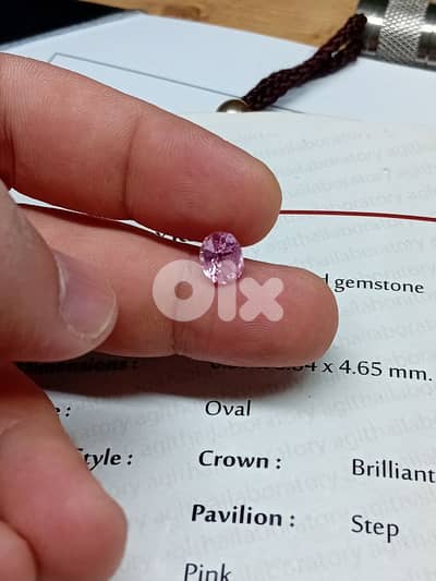 natural pink sapphire