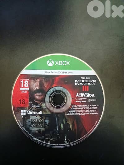 Call Of Duty ||| Activion disc for xbox series x and xbox one