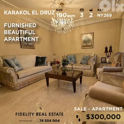 Apartment for sale in Karakol El Druze NY269 شقة للبيع