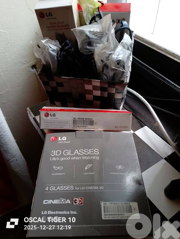 BLU-RAY LG. 3D+17 3D Glasses+2 DualGames 2 in 1 Screen+ 25 Original 3D 14