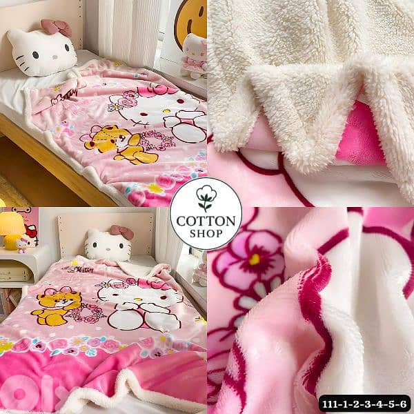 Soft & Hypoallergenic Fleece-Lined Baby Blanket 1