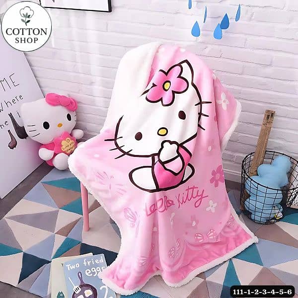 Soft & Hypoallergenic Fleece-Lined Baby Blanket 2