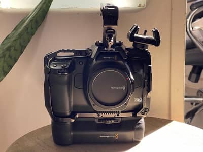 Blackmagic 6K Pro EF mount. Fully rigged + Tarmac camera bag
