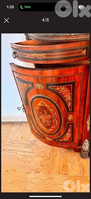 2 side comodes for salon like new 3