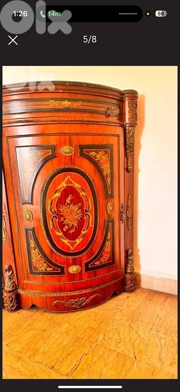 2 side comodes for salon like new 4