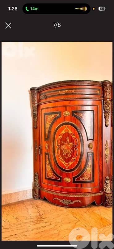 2 side comodes for salon like new 5