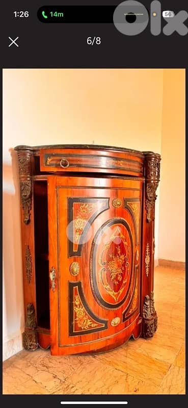 2 side comodes for salon like new 7